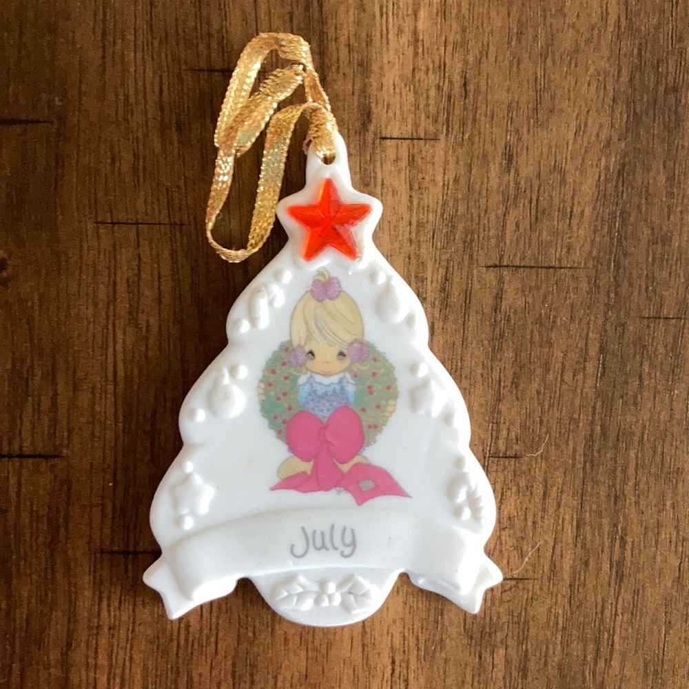 Precious Moments July ornament